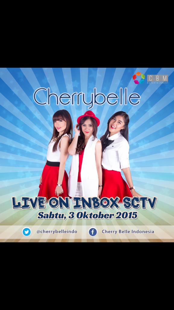 TwibiBKL's tweet photo. Jangan lupa hari ini ada @Cherrybelleindo di @InboxSCTV_ pukul 06:30 WIB! Jangan lupa nntn yahh😉 http://t.co/GKwROk2InN