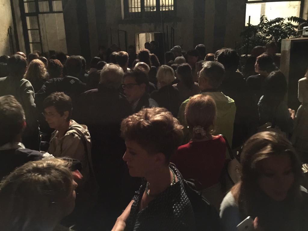 Procida2015's tweet photo. Straordinaria apertura di #Artethica nell'ex carcere di #Procida2015 #cinema #Golino #Scamarcio @visitcampania1 http://t.co/U0meRTlsCp