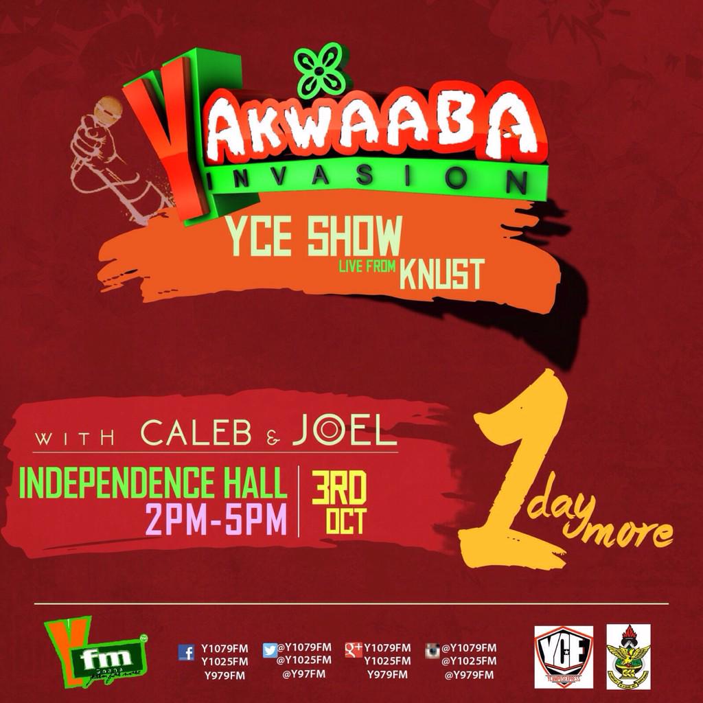 connekt_360's tweet photo. Y'all ready for the #YCampusInvasion on KNUST #YCE Show #IndeceHall http://t.co/wPNSxi2a9P @GiovaniCaleb @kumicumz @JoelOrleans @DjKessGh