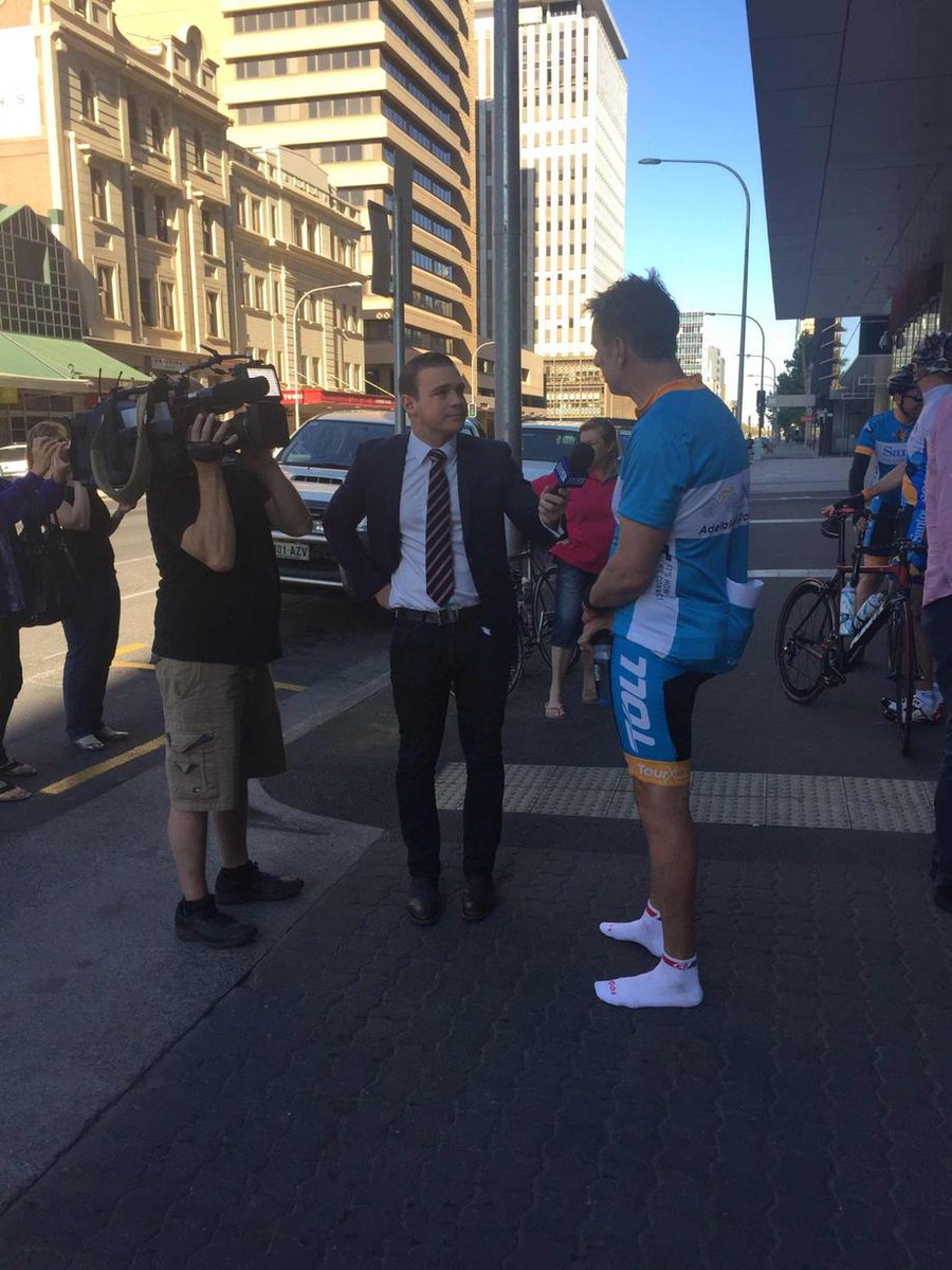 Neil Jackson interviewed by Channel 9 #tourxoz
