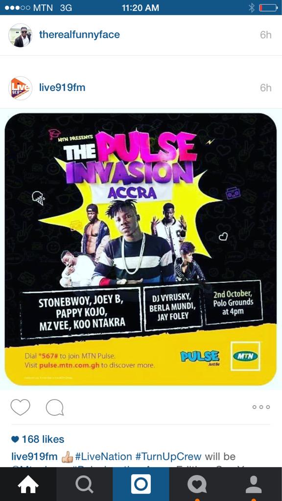 official4SYTETV's tweet photo. Happening live today @mtnghana #pulse invasion @ the polo grounds now http://t.co/U8plgVdOvG