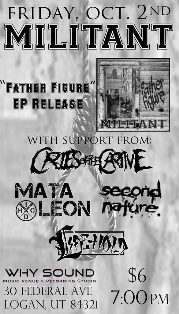 foolxproof's tweet image. If youre in the area, go check this out! Support @MilitantHxC, @lifehold_hc, and Second Nature. #IAmNotMyFathersChild