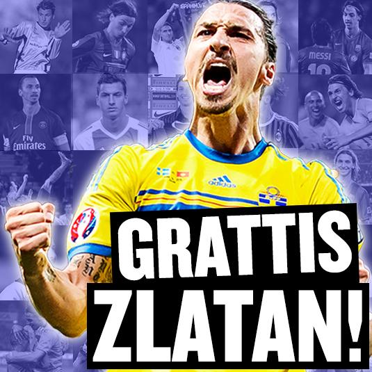 Happy birthday I dag säger vi grattis till den störste,Zlatan Ibrahimovic,på 34-årsdagen! 