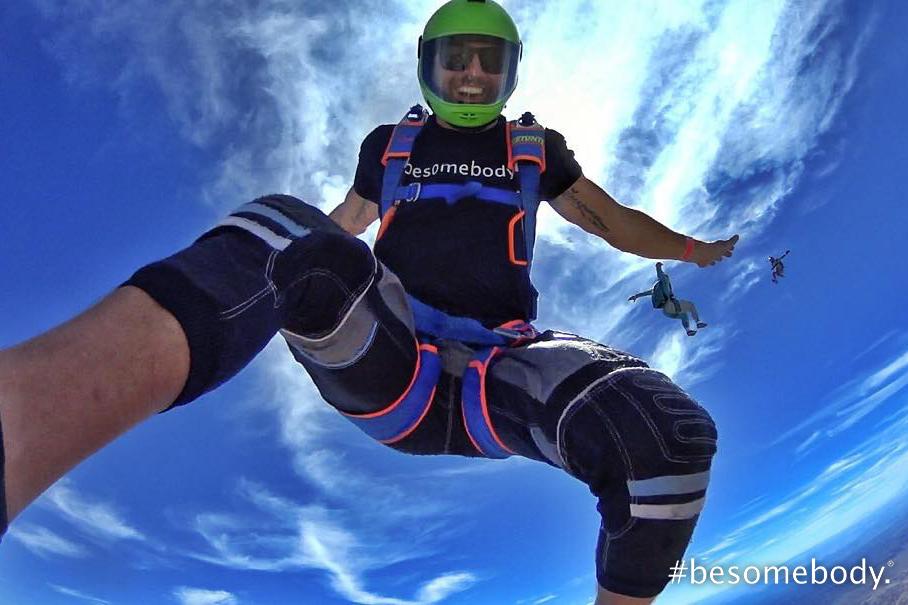 Escape from the ordinary... Ambassador <a href="/ducpower89/">Levi Arnone</a> from St. George, UT smiling from 10,000 feet. #besomebody.