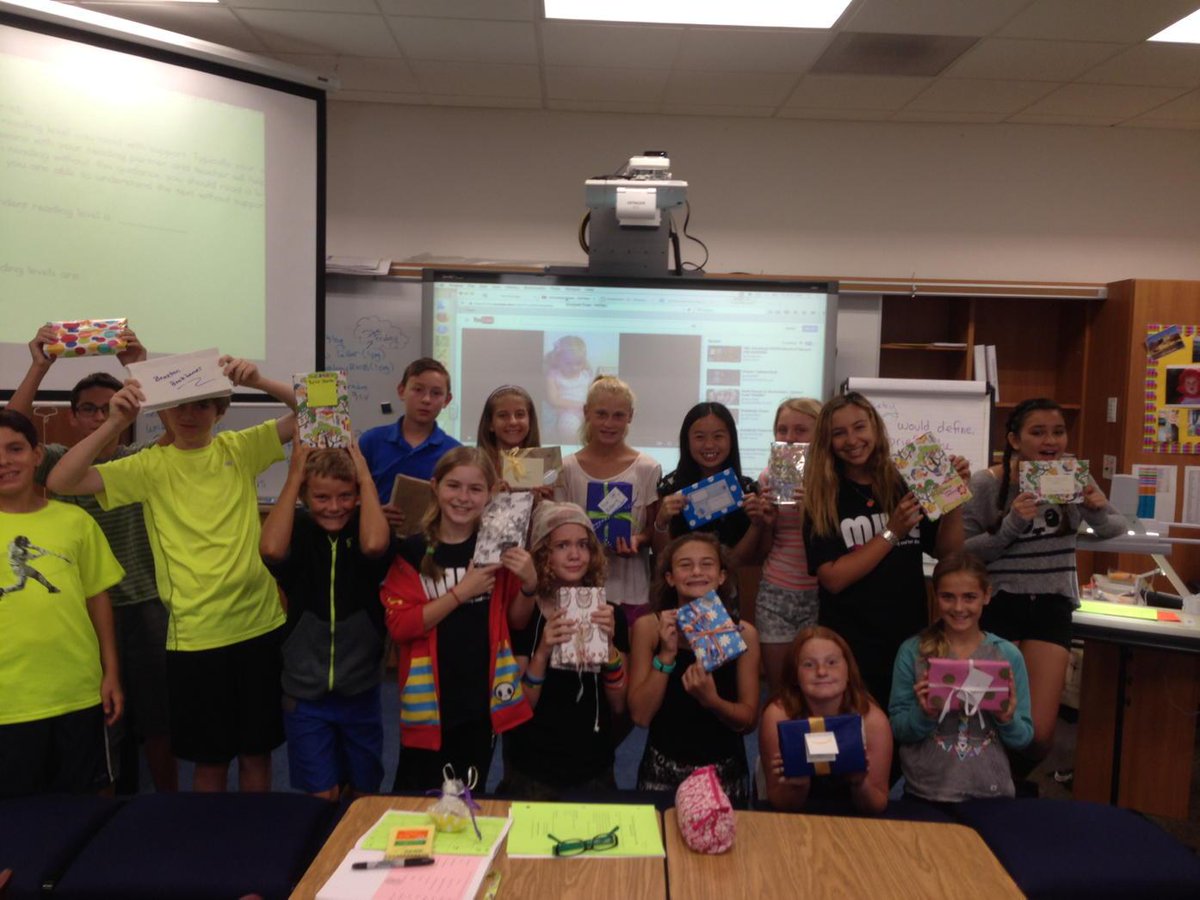 heidi_5785's tweet photo. Reading 7 Party.Parents wrapped books off of their child's wish list and surprised them with the books today. #tcwrp http://t.co/u7mePZce4o