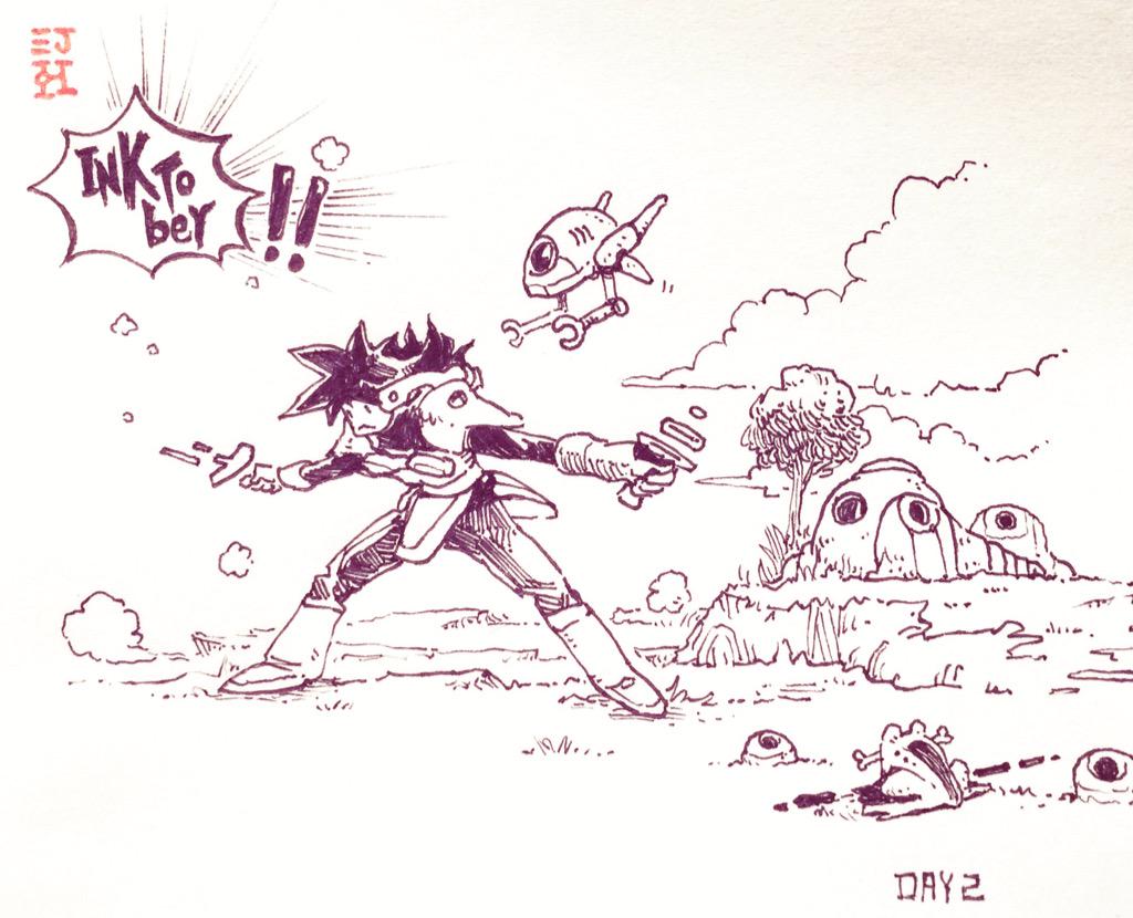 AutoKite's tweet photo. "Time to Go"#art #drawing #freehand #doodle #STAEDTLER #ink #inktober #inktober2015 #AutoKite Day2 http://t.co/RVDiss4Wy8