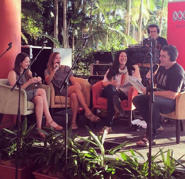 Chatting to ABC radio yesterday about <a href="/5LesbiansAUS/">5 Lesbians Australia</a> !