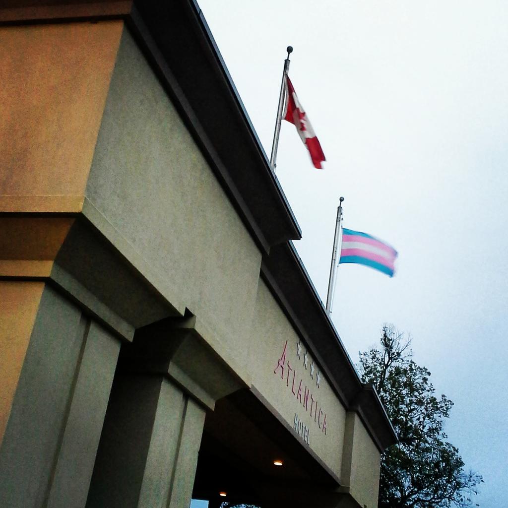 YouthProject_NS's tweet image. CPATH &amp;amp; a proudly waving trans flag. Lookin' good, @AtlanticaHfx!