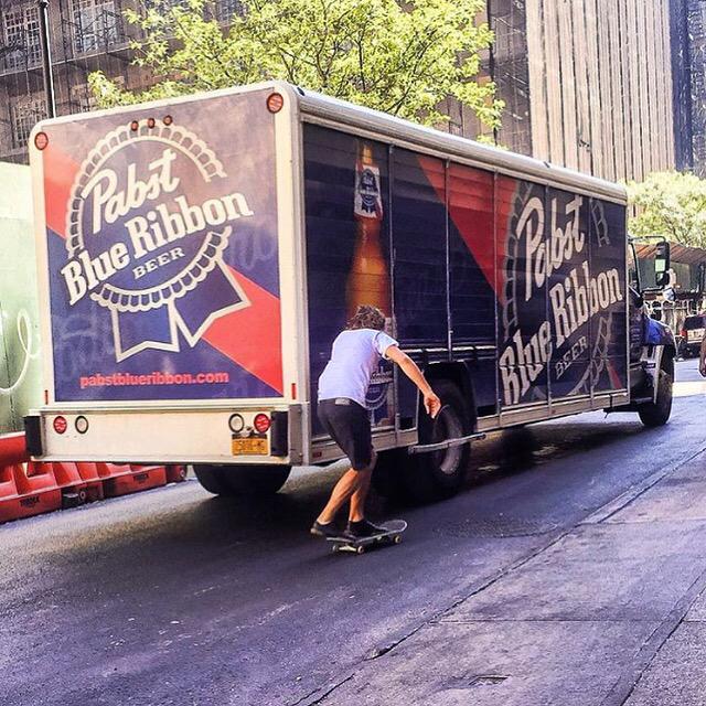 Pabst Blue Ribbon on Twitter "Riding into the weekend like... Pabst 