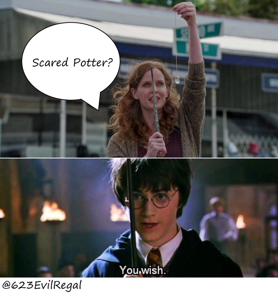 Chelsea623Marie's tweet photo. @bexmader channeling her inner Malfoy 😂 #HarryPotterMeetsOnce #OnceUponAMeme http://t.co/jbHo8Of55Q