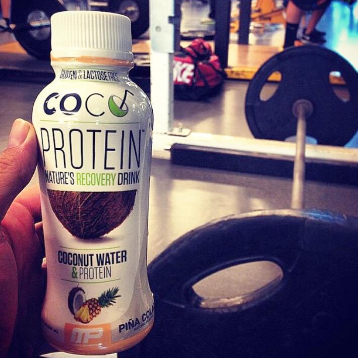 CocoProtein's tweet photo. Hitting the weights? Grab a #CocoProtein for post workout hydration and recovery! http://t.co/IbypbuoLDU