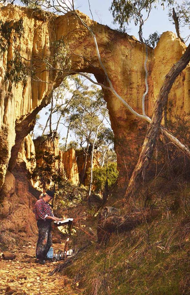 #NeilTaylor on location. New body of work will be exhibited in his forthcoming exhibition, opening 24th October #syd