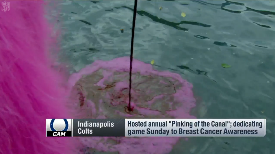 NFLTotalAccess's tweet photo. The @HoustonTexans + the @Colts chipped in for
Breast Cancer Awareness Month
#NFLExtraPoints
http://t.co/1ZDanGrmdM http://t.co/RCTNztHk1x
