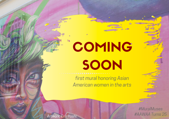 aawaa_sf's tweet photo. Can't wait!

#AAWAATurns25 #MuralMuses http://t.co/B7f9bHkl8T