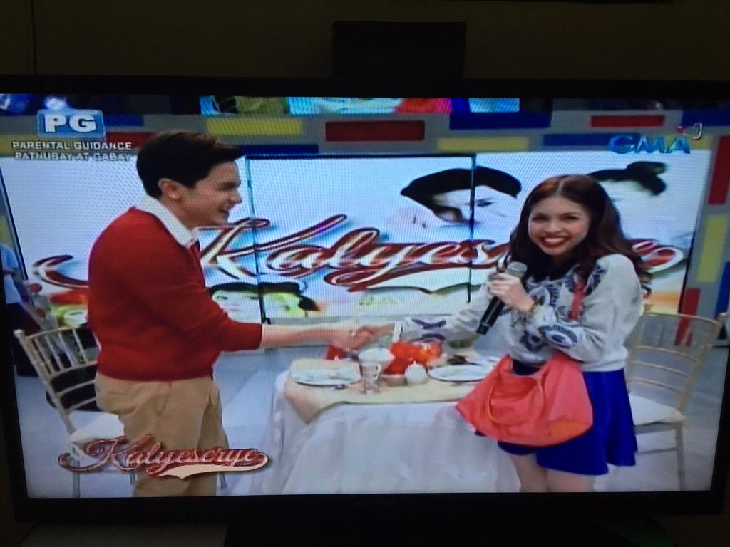 akoposimarcelo's tweet photo. Wagas ang kilig! #ALDUBmeetsTVJ http://t.co/9zbScmX4gS