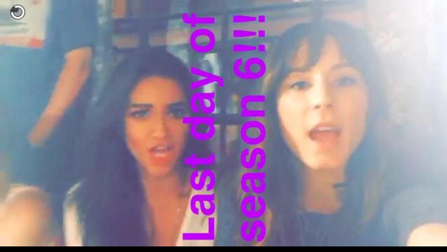 Pll_fandom_'s tweet photo. The last day of filming for season 6 is over... That's a wrap #PLL http://t.co/UWoZUaJ6st