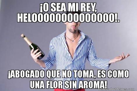 Ya es viernes Abogados.