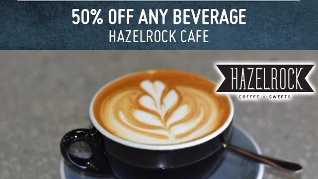hazelrockcafe's tweet photo. C'mon in and receive 50% off drinks using the @hooked_app #Hooked #HazelrockCafe #TGIF http://t.co/zsgIoyMbsH