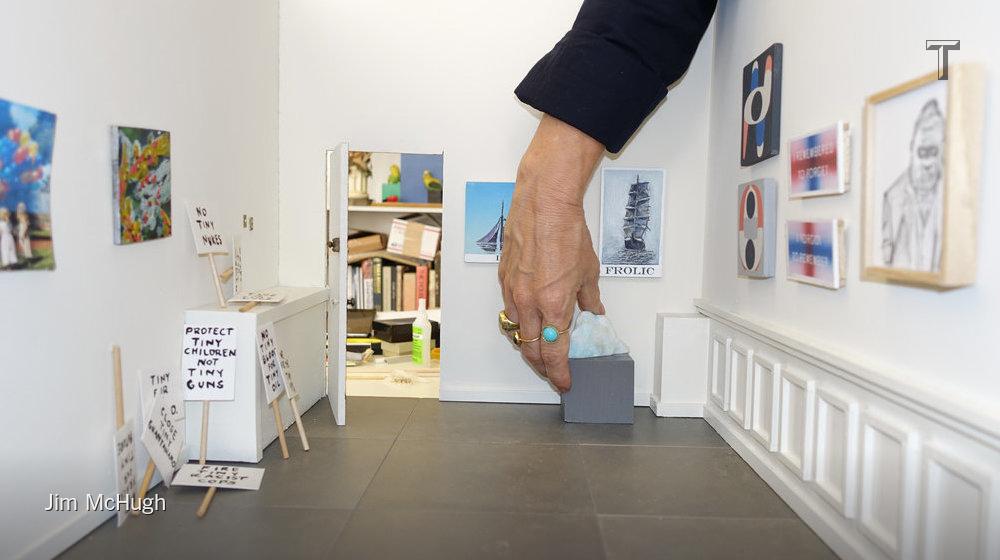 “The Mini Show” has all of the trappings of a very big exhibition nyti.ms/1LosZIp