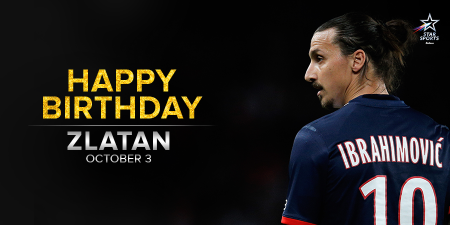 The birth of The Zlatan ! Happy birthday, Zlatan Ibrahimovic! 