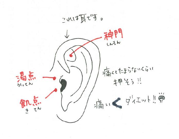 東洋医療専門学校 Twitterissa 空いた時間にツボ療法 食欲の秋 だからこそ耳マッサージ 耳には食欲を抑える神門 しんもん 渇点 かってん 飢点 きてん というツボがあります 食事の分前くらいにしっかり押そう 鍼灸師 ツボ 食欲よりダイエット