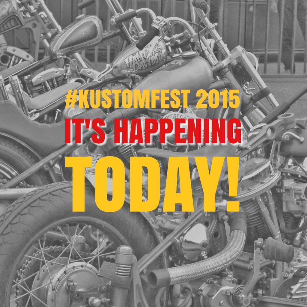 HARI INI!
KUSTOMFEST 2015 "SHOWIN' SOUL" resmi dibukaaaa.
Mari mancal #kustomfest, dab!