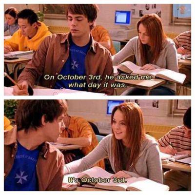 Nymaninstitutet's tweet photo. It's #octoberthe3rd #meangirls 💋💋💋💋 http://t.co/NEt0UD8isR
