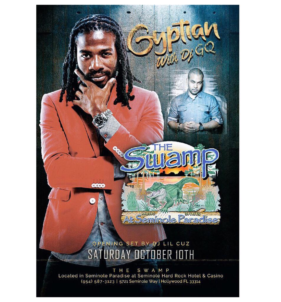 DJCOPPOLA1's tweet photo. Oct 10th it goes down @SwampBarFL!!! Sounds by @DJGQ &amp; @DJLILCUZ check out http://t.co/s6clyyx5jK for reservations!! http://t.co/HBE5O2YI2H