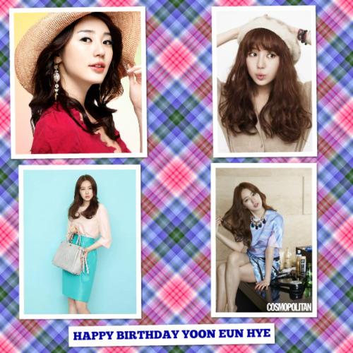  happy birthday Yoon Eun Hye ^_^ 
hopefully a long life and stay healthy always 