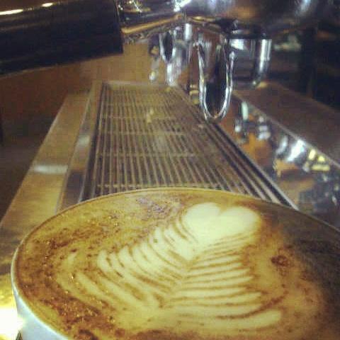 The first latte today👏