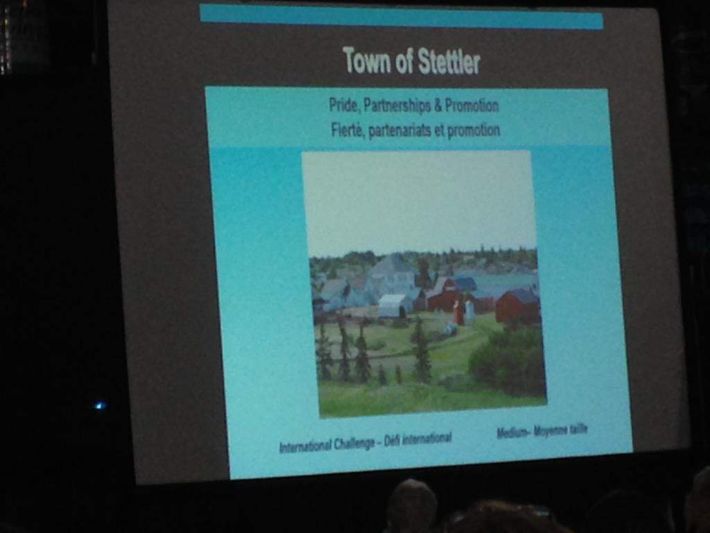 RobtheHortGod's tweet photo. @TownofStettler Congrats on the special mention "pride, partnerships &amp; promotion" @cibcef #cib2015 http://t.co/t6ZjDJ4L2Z