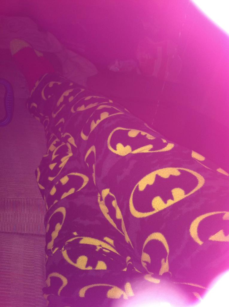 fearthly08's tweet image. #fallweather means #Batman sweats and #fuzzysox