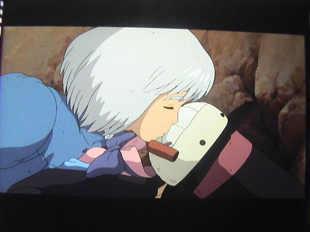 ハウルの動く城　フィルムブックマーカー　ラストシーン　キスシーン ハウルの動く城 フィルムブックマーカー ラストシーン