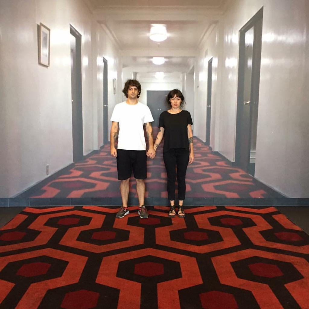 baskinthemovie's tweet photo. Farewell @fantasticfest from @canevrenol, @ElifDomanic &amp; team #BaskinTheMovie.

#FantasticFest @cclegit http://t.co/6hSXVCQuKT