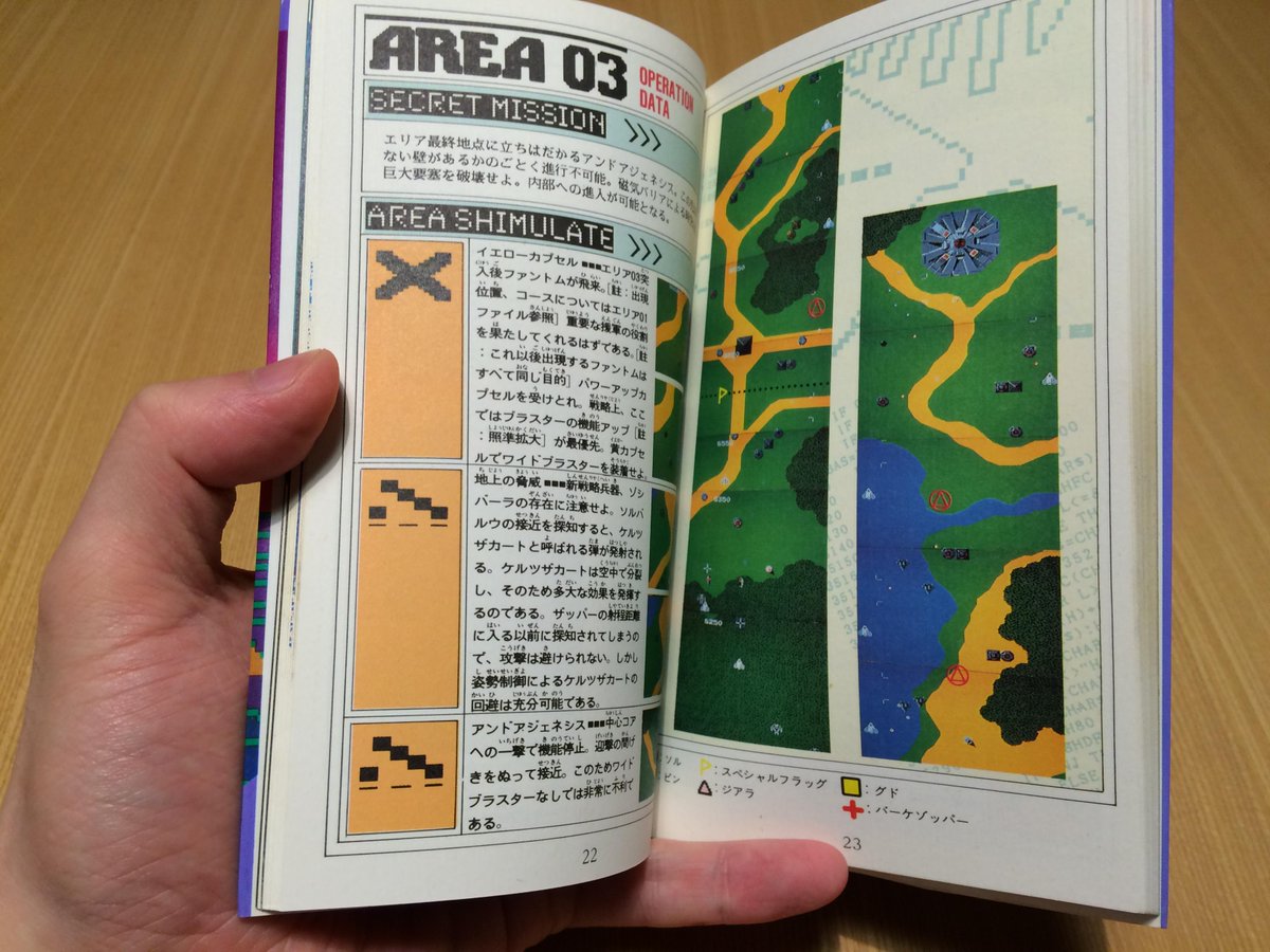 攻略本】JICC出版局『スーパーゼビウス ガンプの謎 完全必勝本