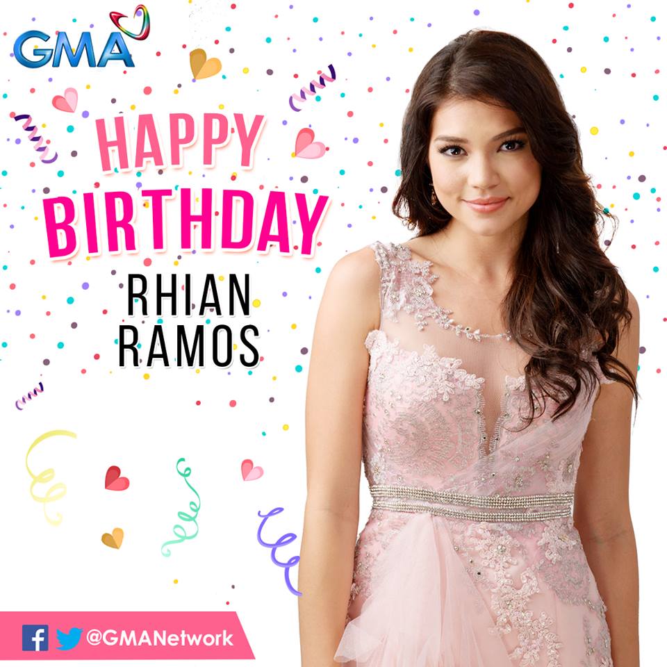 The lovely Rhian Ramos turns 25 today! Happy birthday, Rhian! 