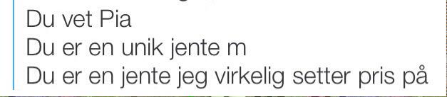 PiaNicoline's tweet photo. Blir så glad 💞☺️ http://t.co/MkrmtOheAE
