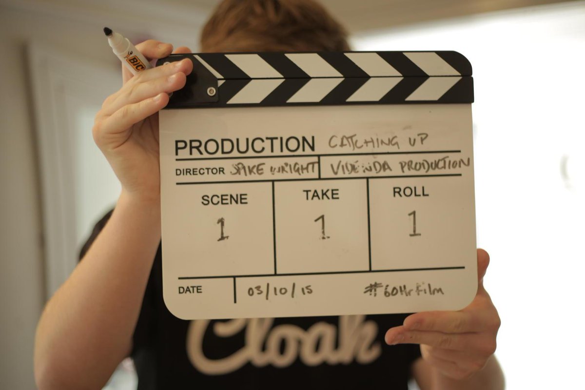 Midway through filming day one #60HrFilm