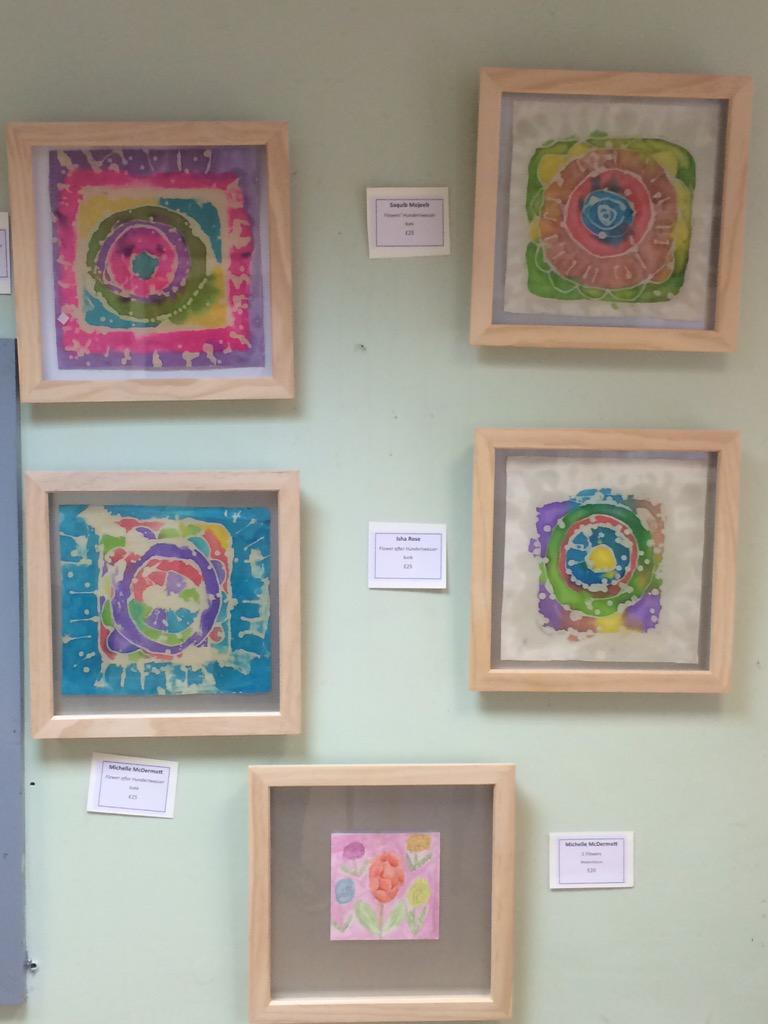 HealthyGenerate's tweet image. All set up for the @Wandsworth open house art exhibition