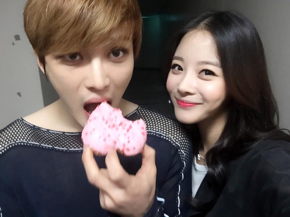 shinkipeia's tweet photo. [Kang Eunyo FB] 150329 #Jaejoong concert backstage http://t.co/HkKVeOlEHg