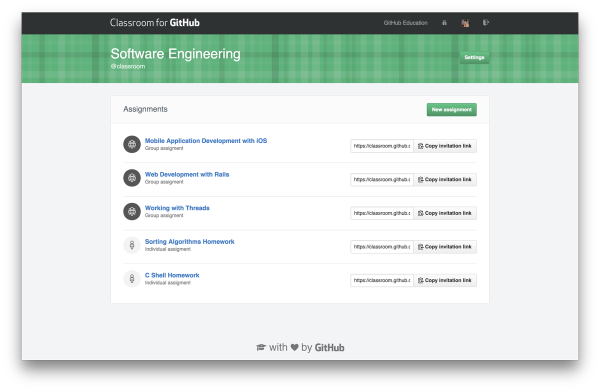 Öğretmenlere ve öğrencilere yönelik GitHub için sınıflar

github.com/blog/2055-teac…
