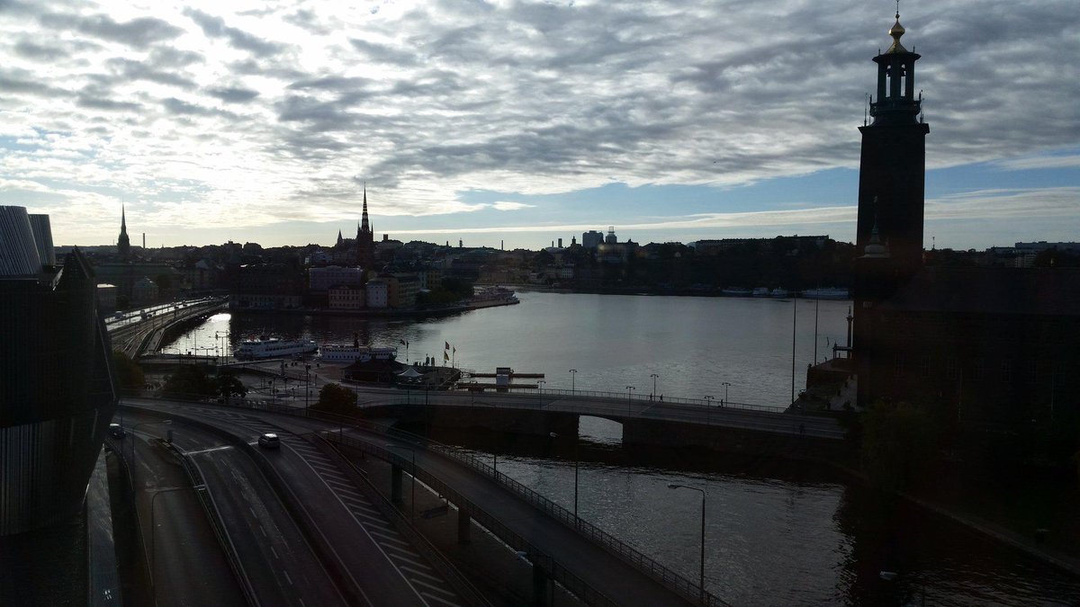 Another beautiful day in Stockholm. This morning I'm off to visit Uppsala.