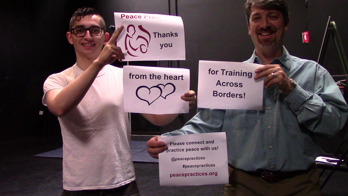 peacepractices's tweet photo. Bringing @peacepractices to conflict zone leaders at #TAB2015! RT support them with a pic https://t.co/UFIxnTx389 http://t.co/ceiL7fropm