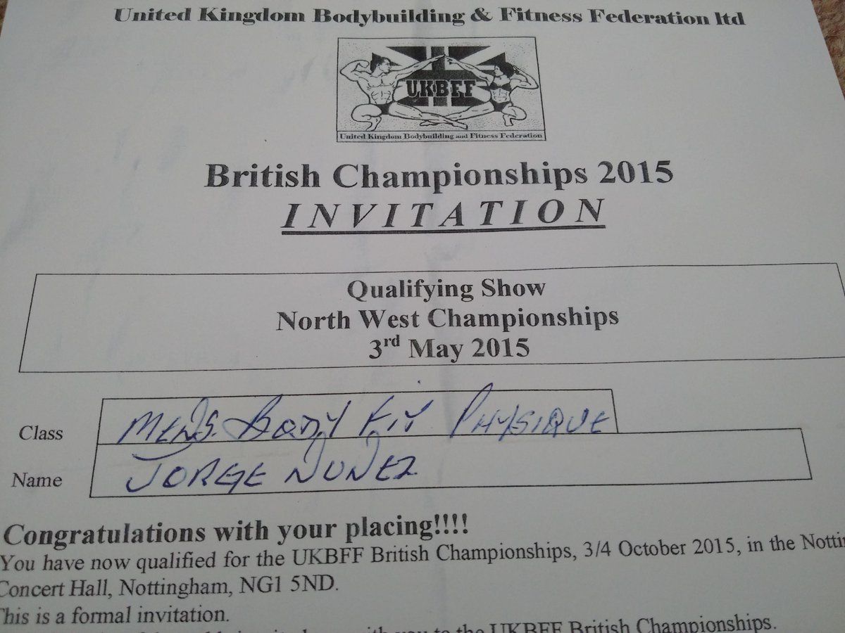 DrJorge_World's tweet photo. Honrado de representar al @67carloscastro #CastroTeam en las Finales Britanicas @UKBFFofficial #fitfam http://t.co/BFcyXCm68B