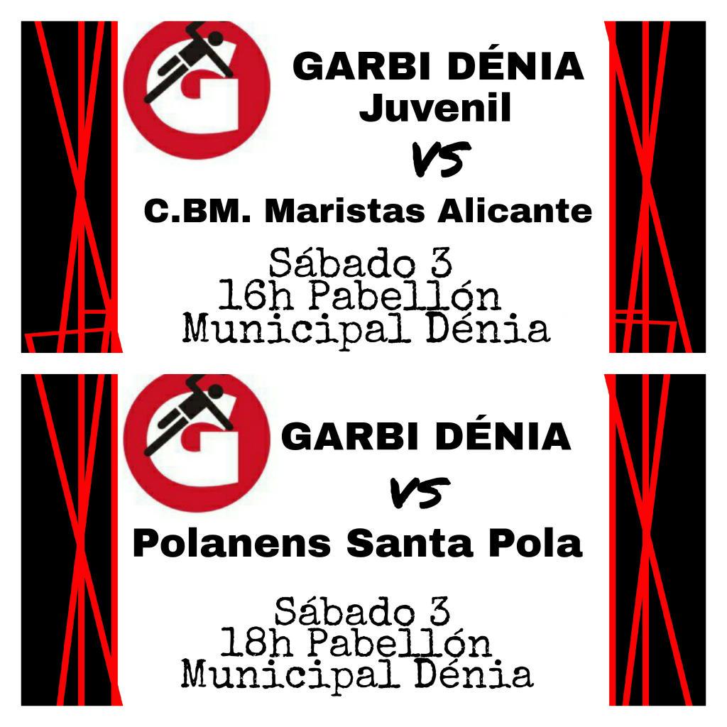 CDGarbiDenia's tweet photo. Día de partidos, día de balonmano. Ven a disfrutar del espectáculo. #CDGarbiDenia #VamosGarbi #ThisIsHandball http://t.co/csOEICWjqU