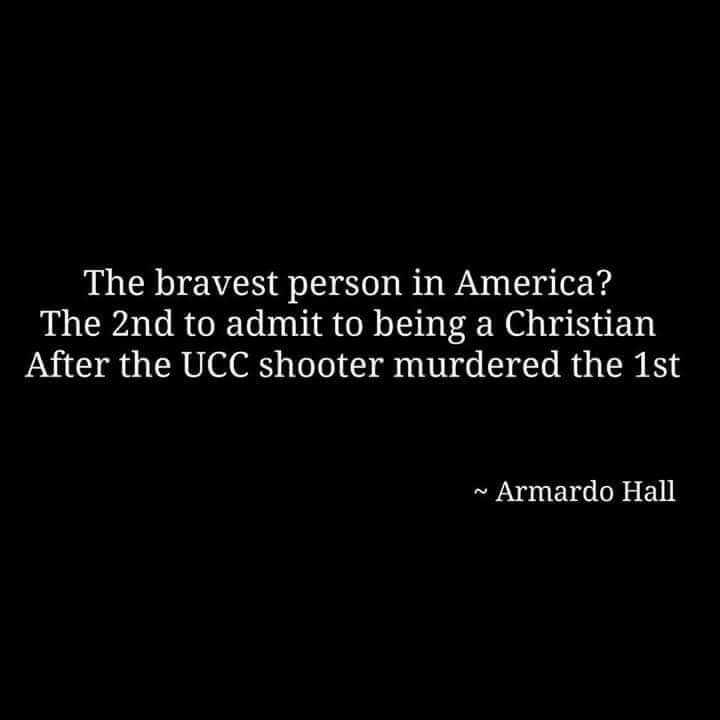 RNRFlorida's tweet photo. The Bravest Person in America? #UCCOregon #OregonShooting #RedNationRising #TCOT #2A #PJNET #CCOT http://t.co/0uzwt7XlR3