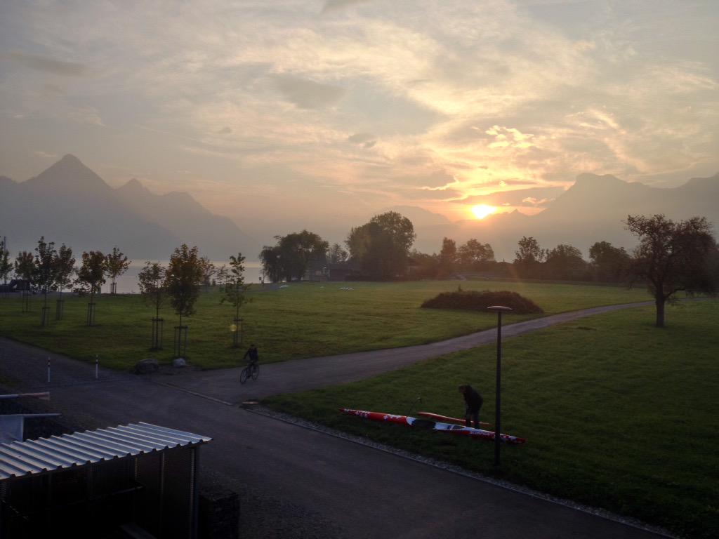 kcnidwalden's tweet photo. Beste Bedingungen am 1. #KanuMarathon der Schweiz. Start um 9:00 Uhr. http://t.co/DwFOfNZfCU