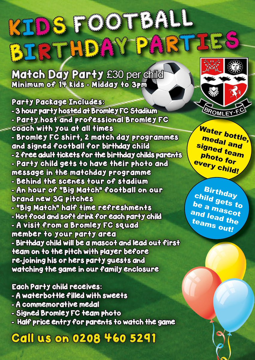 We print for Bromley Football Club. Does your club need printing? Contact us. ow.ly/SyGiJ