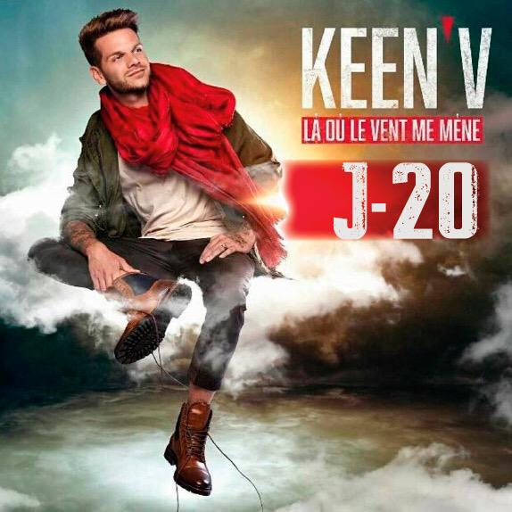 KeenvOfficiel's tweet photo. J-20 avant la sortie de mon nouvel album #LaOùLeVentMeM��ne j'ai vraiment hâte de vous le faire découvrir 😘❤️😘 http://t.co/tsyxQVn58F