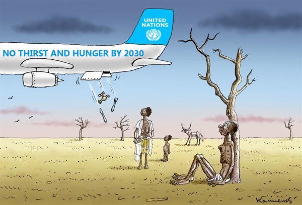 sustainable development cartoon